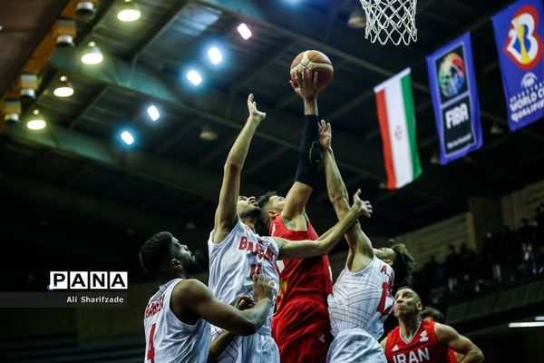 دیدار تیم‌های بسکتبال ایران و بحرین