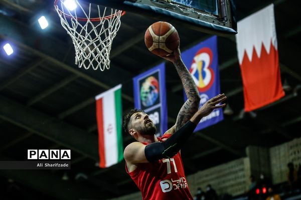 دیدار تیم‌های بسکتبال ایران و بحرین