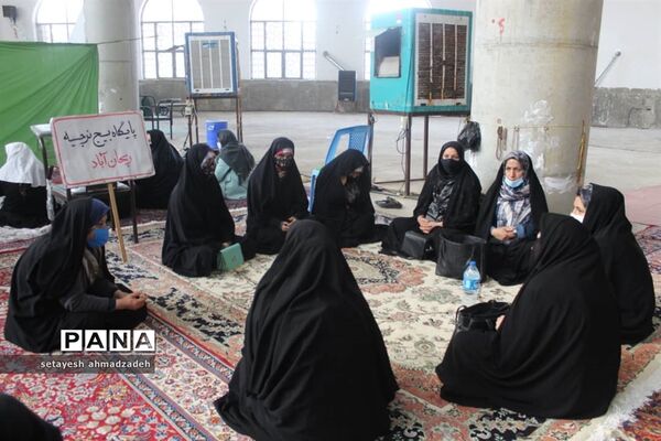 اجتماع بسیجیان در نماز جمعه شهرستان گلوگاه