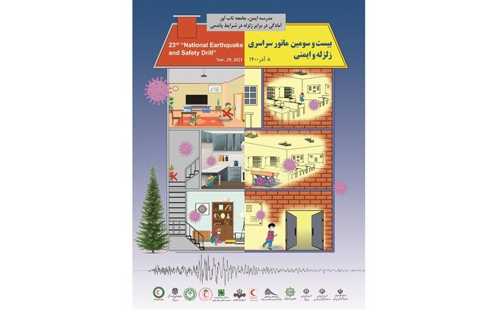 مانور زلزله در مدارس کهگیلویه و بویراحمد  فردا همزمان با سراسر کشور برگزار می‌شود