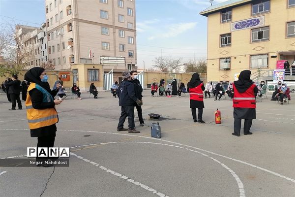 برگزاری بیست و سومین مانور سراسری زلزله در منطقه۱۸