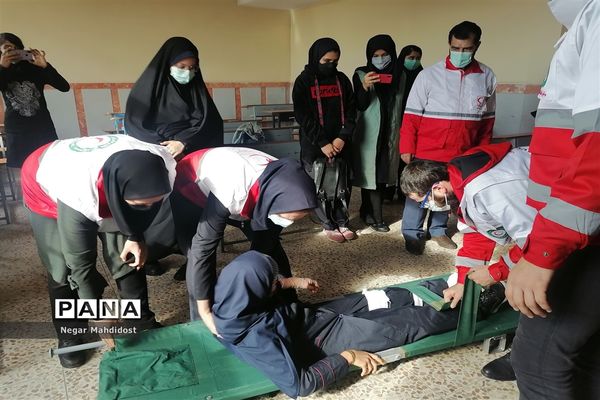 برگزاری بیست و سومین مانور سراسری زلزله در منطقه۱۸