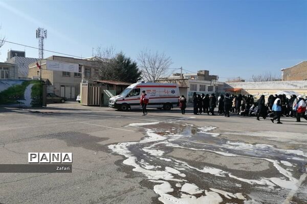 مانور آمادگی دربرابر زلزله