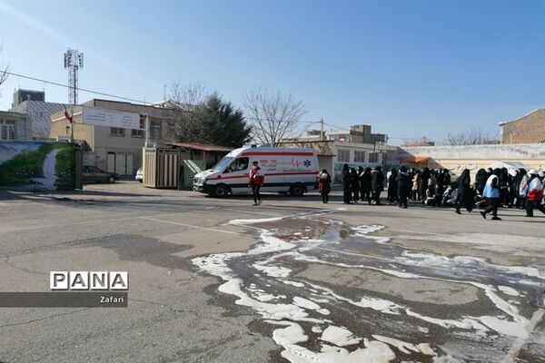مانور آمادگی دربرابر زلزله