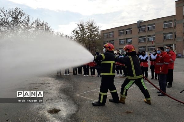 بیست و سومین مانور سراسری زلزله در ارومیه