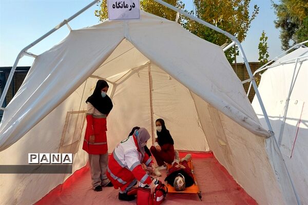 بیست و سومین مانور سراسری زلزله در بهارستان دو