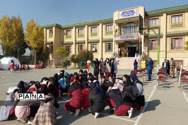 بیست و سومین مانور سراسری زلزله در بهارستان دو