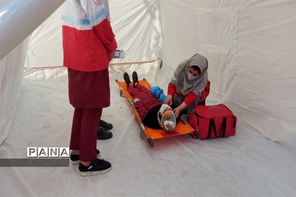 بیست و سومین مانور سراسری زلزله در بهارستان دو