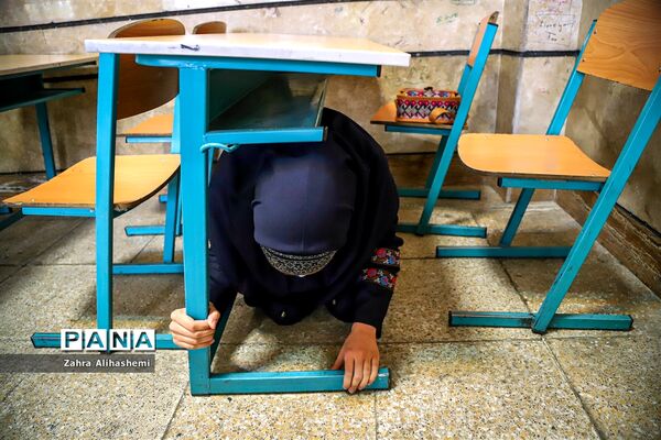 بیست و سومین دوره مانور سراسری زلزله در مدارس