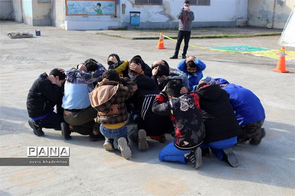 بیست و سومین مانور زلزله و ایمنی مدارس در گلوگاه