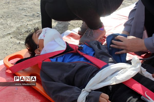 بیست و سومین مانور زلزله و ایمنی مدارس در گلوگاه