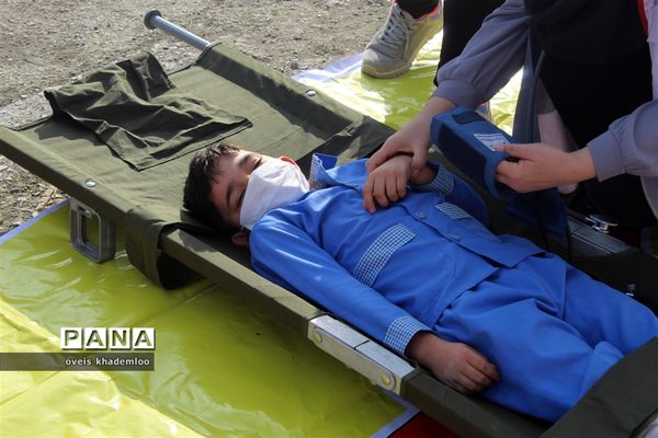 بیست و سومین مانور زلزله و ایمنی مدارس در گلوگاه