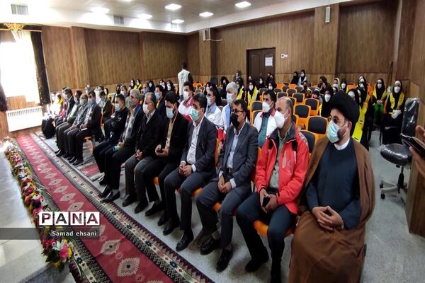 مانور سراسری زلزله در مدرسه دخترانه مصلی نژاد شهر یاسوج