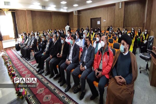 مانور سراسری زلزله در مدرسه دخترانه مصلی نژاد شهر یاسوج
