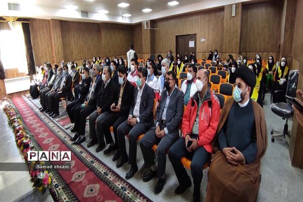 مانور سراسری زلزله در مدرسه دخترانه مصلی نژاد شهر یاسوج
