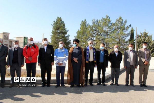 مانور سراسری زلزله در مدرسه دخترانه مصلی نژاد شهر یاسوج