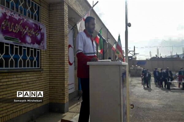 برگزاری مانور ایمنی در برابر زلزله، در مدارس شهرستان نی‌ریز