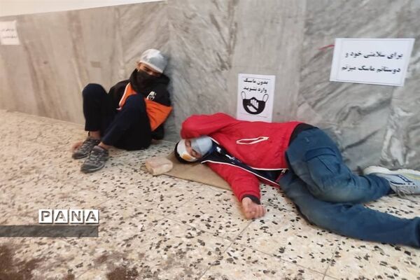 مانور سراسری زلزله و ایمنی در مدارس ناحیه۶ مشهد