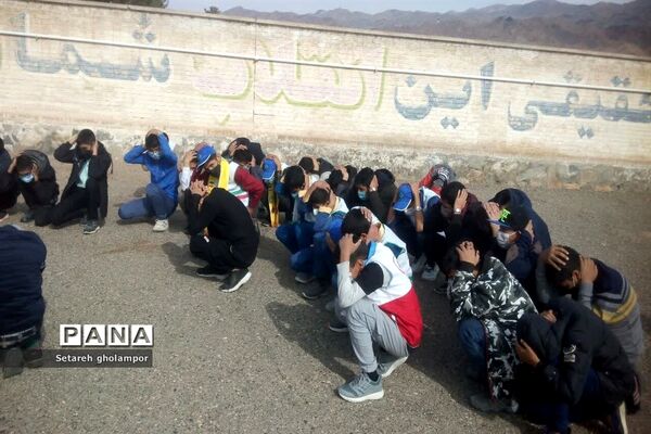 بیست و سومین مانور سراسری زلزله در شهر گزیک خراسان جنوبی