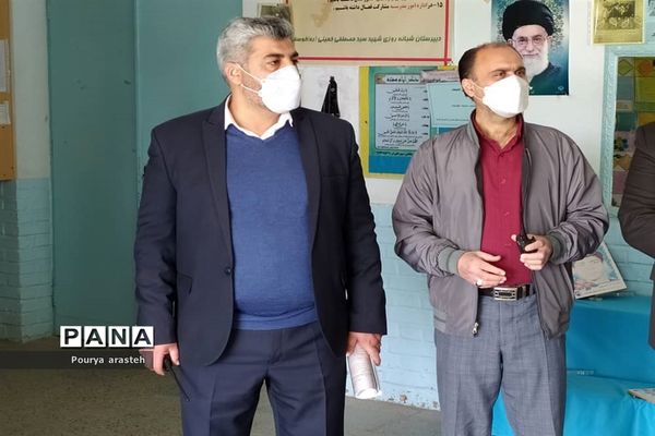 مانور سراسری زلزله در مدرسه مصطفی خمینی شهرستان خوسف