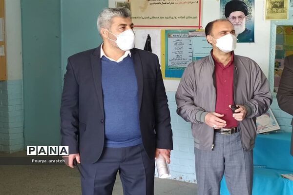 مانور سراسری زلزله در مدرسه مصطفی خمینی شهرستان خوسف