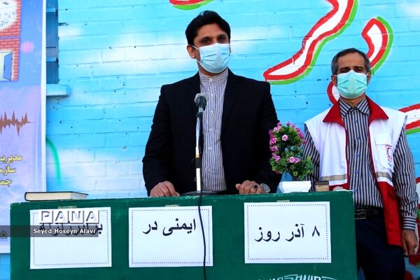 مانور زلزله و ایمنی در مدارس شهرستان دشتی