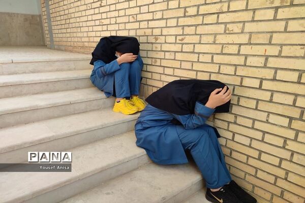 مانور زلزله و ایمنی در مدارس منطقه بردخون