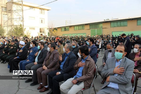 مراسم تشییع شهید راه نظم و امنیت در شهرستان اسللمشهر