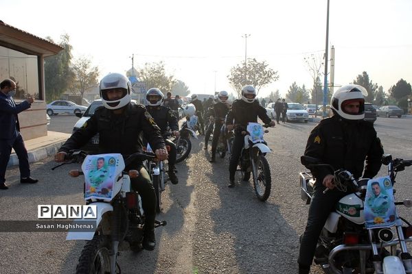 مراسم تشییع شهید راه نظم و امنیت در شهرستان اسللمشهر