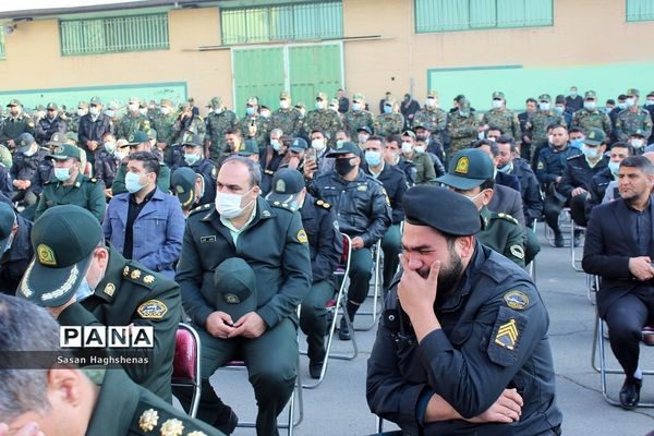 مراسم تشییع شهید راه نظم و امنیت در شهرستان اسللمشهر