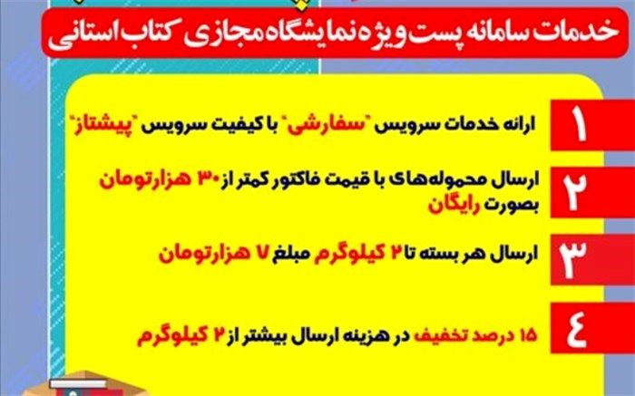 سامانه پست کتاب به کمک نمایشگاه مجازی کتاب استانی آمد