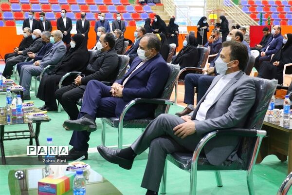 اعزام کاروان تجهیزات ورزشی و بهداشتی و افتتاح سالن کشتی دهکده ورزش دانش‌آموزی