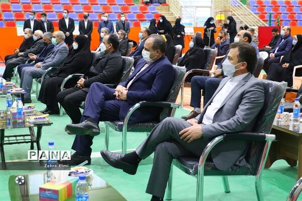 اعزام کاروان تجهیزات ورزشی و بهداشتی و افتتاح سالن کشتی دهکده ورزش دانش‌آموزی