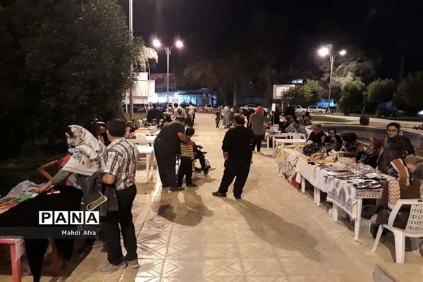 نمایشگاه و بازارچه همدلی معلولین در شهرستان بهبهان