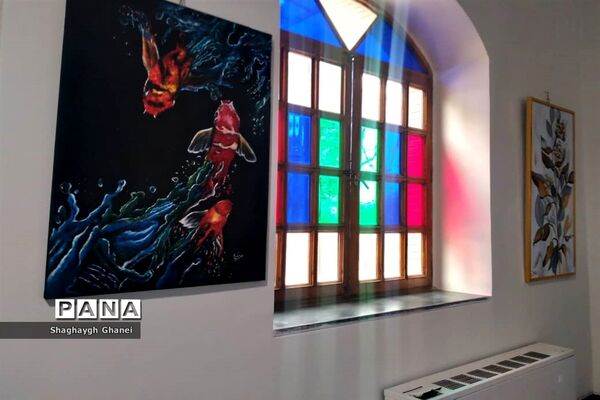 نمایشگاه نقاشی هنرجویان آموزشگاه پرستو در فرهنگسرای اشراق