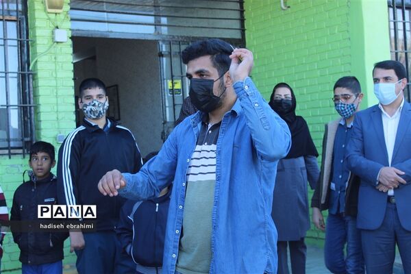 مراسم روز جهانی معلولان در روستای لمراسک گلوگاه