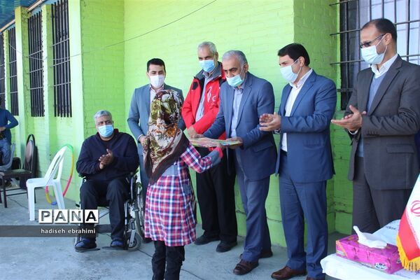مراسم روز جهانی معلولان در روستای لمراسک گلوگاه