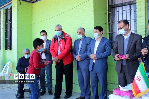 مراسم روز جهانی معلولان در روستای لمراسک گلوگاه