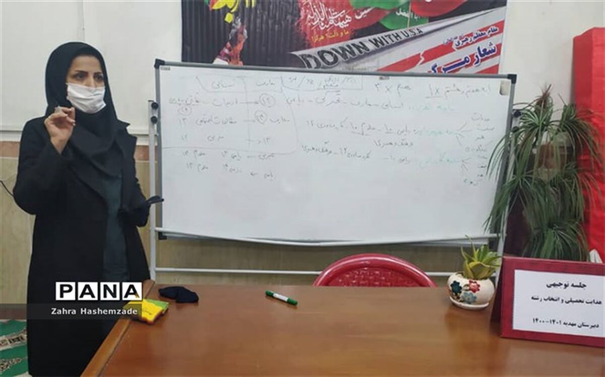 برگزاری جلسه هماهنگی هدایت تحصیلی دانش‌آموزان پایه نهم ناحیه یک ری