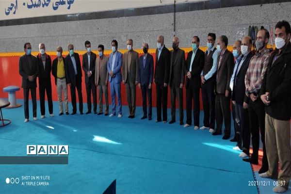 مراسم افتتاح سالن ژیمناستیک کانون فرهنگی تربیتی شهید مطهری آموزش و پرورش شهرستان بیرجند