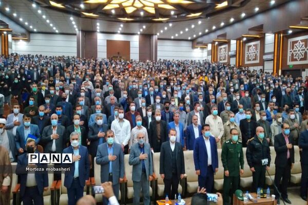 آیین تکریم و معارفه فرماندار گچساران