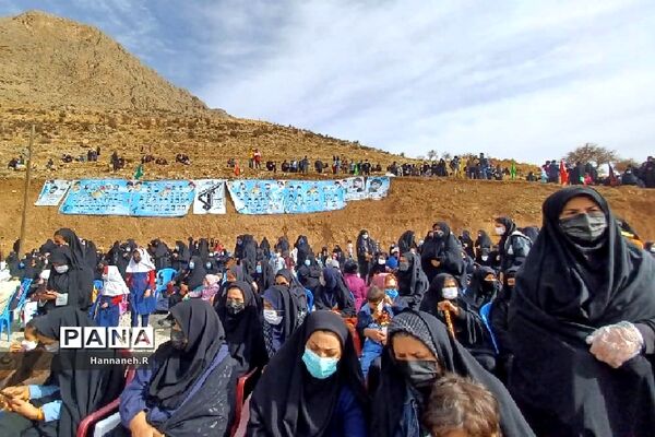 استقبال مردم شهرستان اردل از خانواده شهید محمدعلی کرباسی