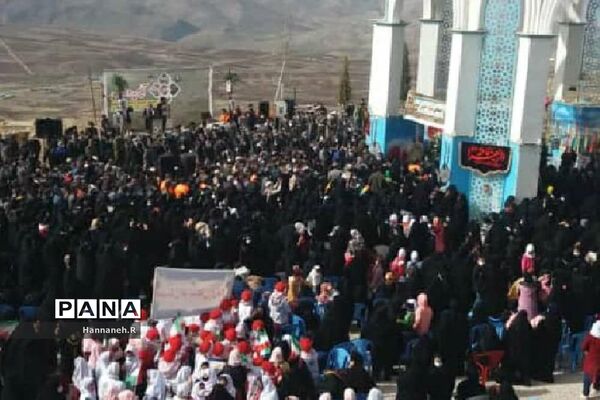 استقبال مردم شهرستان اردل از خانواده شهید محمدعلی کرباسی