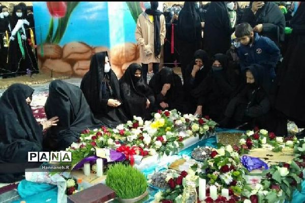 استقبال مردم شهرستان اردل از خانواده شهید محمدعلی کرباسی