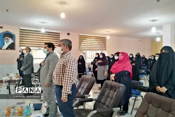 گرامیداشت یاد و خاطره شهید شاخص دبیرستان شاهد مائده شهرستان امیدیه