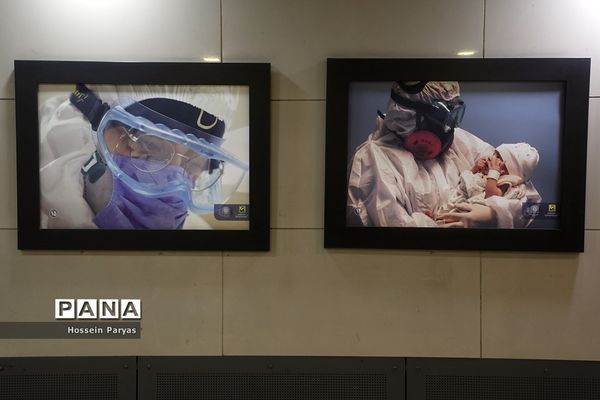 افتتاح نمایشگاه عکس مدافعان سلامت و تقدیر از پرستاران