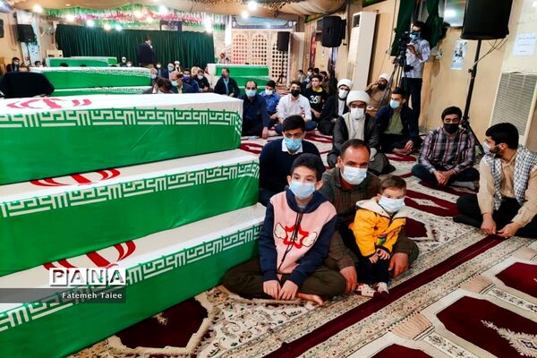 آیین وداع با شهدا در معراج شهدای اهواز