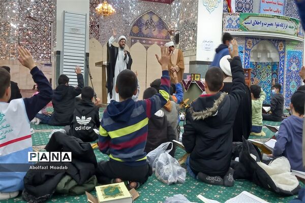محفل انس با قرآن، دانش‌آموزی دبستان فضیلت، شهرستان کاشمر
