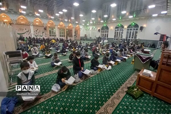 محفل انس با قرآن، دانش‌آموزی دبستان فضیلت، شهرستان کاشمر