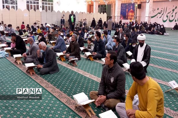 محفل انس با قرآن، دانش‌آموزی دبستان فضیلت، شهرستان کاشمر